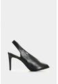 Sandalia Tacón En Cuero Para Mujer Aqua Sandalia Tacón En Cuero Para Mujer Aqua Negro 37 VÉLEZ de Vélez