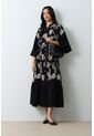 Vestido Bordado Cuello Nerú Para Mujer Efos Vestido Bordado Cuello Nerú Para Mujer Efos Negro 10 VÉLEZ de Vélez