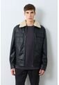 Chaqueta Oculto De Cuero Para Hombre Silueta Aviador Chaqueta Oculto De Cuero Para Hombre Silueta Aviador Negro S VÉLEZ de Vélez