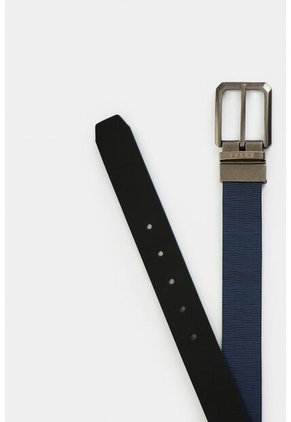 Cinturón Doble Faz De Cuero Para Hombre Lucian Cinturón Doble Faz De Cuero Para Hombre Lucian Azul Oscuro 36 VÉLEZ