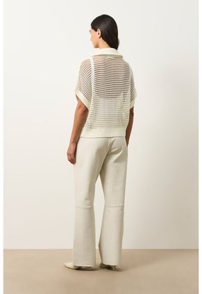 Chaleco Tejido Tika Para Mujer Oversized Chaleco Tejido Tika Para Mujer Oversized Crema S VÉLEZ