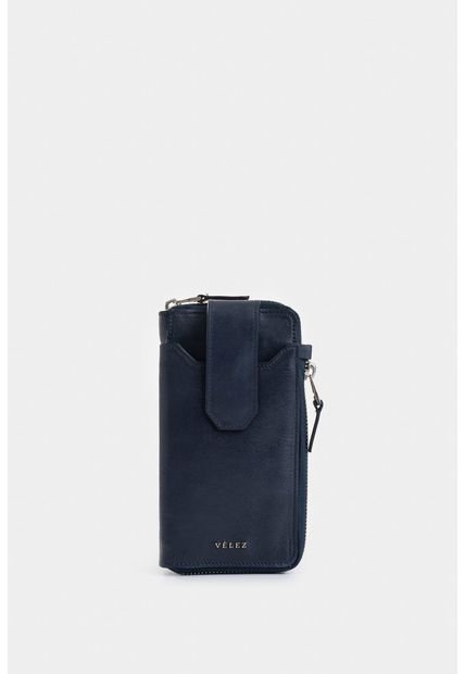 Billetera Halo De Cuero Para Hombre Porta Celular Billetera Halo De Cuero Para Hombre Porta Celular Negro Vélez