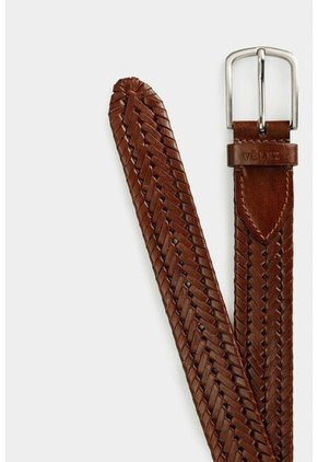 Cinturón Unifaz Petunia De Cuero Para Hombre Trenzado Cinturón Unifaz Petunia De Cuero Para Hombre Trenzado Brandy 42 Vélez