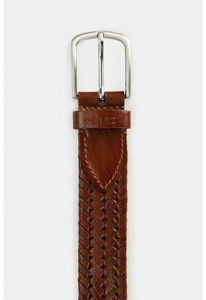 Cinturón Unifaz Petunia De Cuero Para Hombre Trenzado Cinturón Unifaz Petunia De Cuero Para Hombre Trenzado Brandy 42 Vélez