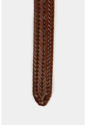 Cinturón Unifaz Petunia De Cuero Para Hombre Trenzado Cinturón Unifaz Petunia De Cuero Para Hombre Trenzado Brandy 42 Vélez