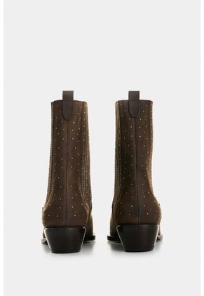 Botines Caña Baja De Cuero Para Mujer Kiwa Botines Caña Baja De Cuero Para Mujer Kiwa Cafe 35 VÉLEZ