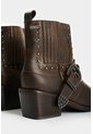 Botines Texanos Inti En Cuero Folia Para Mujer Botines Texanos Inti En Cuero Folia Para Mujer Bronce 34 VÉLEZ de Vélez