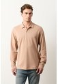 Polo Manga Larga En Algodón Para Hombre Nápoles Polo Manga Larga En Algodón Para Hombre Nápoles Arena M VÉLEZ de Vélez