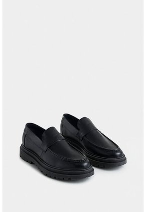 Mocasines Sunny De Cuero Para Hombre Antifaz Mocasines Sunny De Cuero Para Hombre Antifaz Negro 39 Vélez