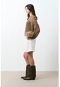 Sweater Tejido Taroa Para Mujer Semi Cropped Sweater Tejido Taroa Para Mujer Semi Cropped Miel XL VÉLEZ de Vélez