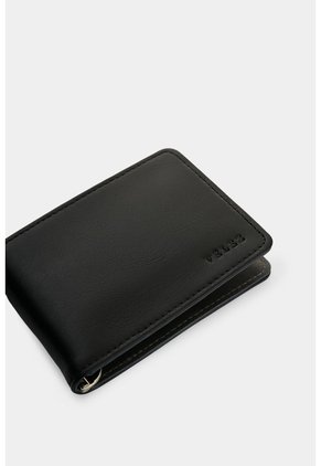 Porta Billetes Helios De Cuero Para Hombre Silueta Minimalista Porta Billetes Helios De Cuero Para Hombre Silueta Minimalista Negro VÉLEZ