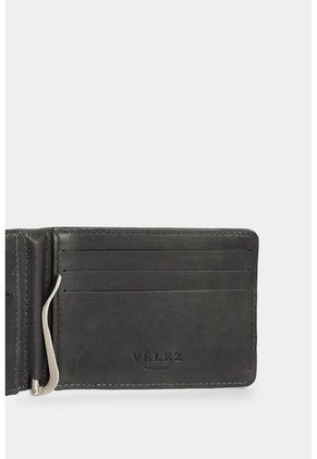 Porta Billetes Helios De Cuero Para Hombre Silueta Minimalista Porta Billetes Helios De Cuero Para Hombre Silueta Minimalista Negro VÉLEZ