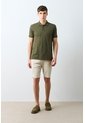 Polo Para Hombre Semi Fit Detalle Jacquard Polo Para Hombre Semi Fit Detalle Jacquard Verde Oliva L VÉLEZ de Vélez