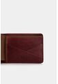Billetera Oasis De Cuero Para Hombre Detalle Contraste Billetera Oasis De Cuero Para Hombre Detalle Contraste Rojo VÉLEZ de Vélez