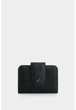 Billetera De Cuero Grabado Para Mujer Hiedra Billetera De Cuero Grabado Para Mujer Hiedra Negro VÉLEZ