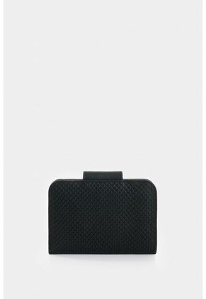 Billetera De Cuero Grabado Para Mujer Hiedra Billetera De Cuero Grabado Para Mujer Hiedra Negro VÉLEZ