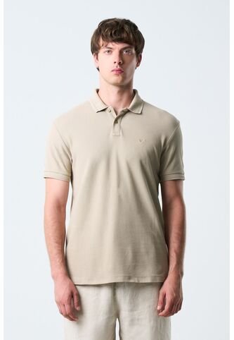 Polo Manga Corta Essential Para Hombre Textura Polo Manga Corta Essential Para Hombre Textura Kaky L VÉLEZ Vélez