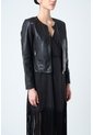 Chaqueta De Cuero Para Mujer Denver Chaqueta De Cuero Para Mujer Denver Negro M VÉLEZ de Vélez