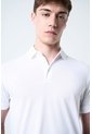 Polo Lucca Manga Corta Para Hombre Texturizada Polo Lucca Manga Corta Para Hombre Texturizada Blanco XXL VÉLEZ de Vélez