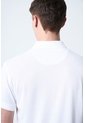 Polo Lucca Manga Corta Para Hombre Texturizada Polo Lucca Manga Corta Para Hombre Texturizada Blanco XXL VÉLEZ de Vélez