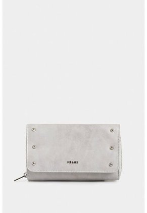 Billeteria Palma De Cuero Folia Para Mujer Efecto Croco Billeteria Palma De Cuero Folia Para Mujer Efecto Croco Gris VÉLEZ