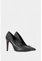 Tacones Cerrados De Cuero Liso Tacones Cerrados De Cuero Liso Negro 35 VÉLEZ de Vélez