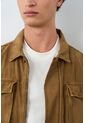 Chaqueta Vireo En Dril Para Hombre Semi Ajustada Chaqueta Vireo En Dril Para Hombre Semi Ajustada Cafe Claro XL VÉLEZ de Vélez
