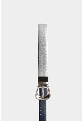 Cinturón Doble Faz Black Libertad De Cuero Grano Plata Cinturón Doble Faz Black Libertad De Cuero Grano Plata M VÉLEZ