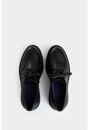 Zapatos De Cordón Arezzo De Cuero Para Hombre Efecto Envejecido Zapatos De Cordón Arezzo De Cuero Para Hombre Efecto Envejecido Negro 45 VÉLEZ