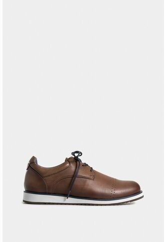 Zapatos Cordón Piero De Cuero Para Hombre Suela Con Apariencia Deportiva Zapatos Cordón Piero De Cuero Para Hombre Suela Con Apariencia Deportiva Cafe 45 VÉLEZ Vélez