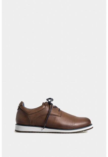 Zapatos Cordón Piero De Cuero Para Hombre Suela Con Apariencia Deportiva Zapatos Cordón Piero De Cuero Para Hombre Suela Con Apariencia Deportiva Cafe 39 VÉLEZ
