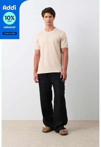 Pantalón Relaxed Fit Para Hombre Elon Pantalón Relaxed Fit Para Hombre Elon Negro 34 VÉLEZ Vélez
