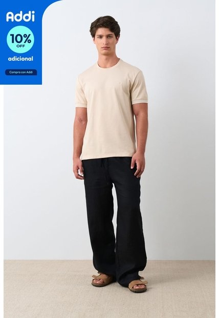 Pantalón Relaxed Fit Para Hombre Elon Pantalón Relaxed Fit Para Hombre Elon Negro 34 VÉLEZ