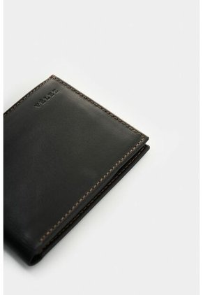 Billetera De Cuero Para Hombre Costuras 3 Billetera De Cuero Para Hombre Costuras 3 Negro VÉLEZ