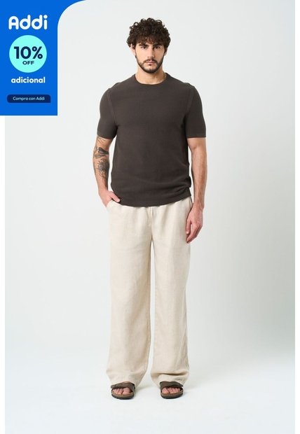 Pantalón Relaxed Fit Para Hombre Elon Pantalón Relaxed Fit Para Hombre Elon Arena 32 VÉLEZ