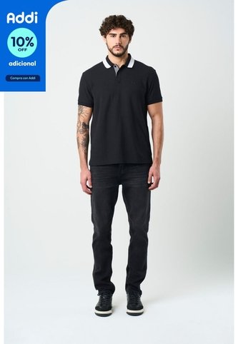 Jean Capri Semi Fitted Para Hombre Black Denim Jean Capri Semi Fitted Para Hombre Black Denim Negro 30 VÉLEZ Vélez