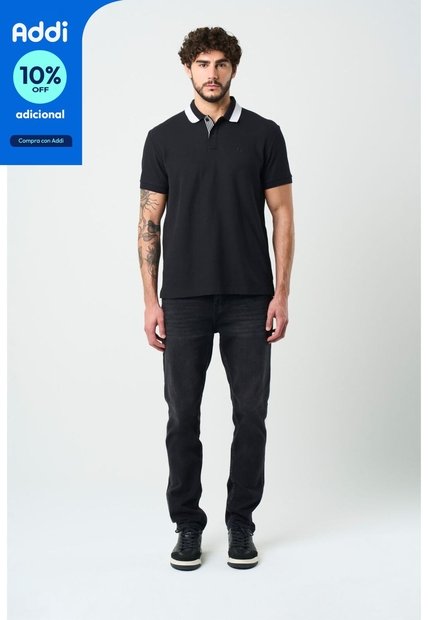 Jean Capri Semi Fitted Para Hombre Black Denim Jean Capri Semi Fitted Para Hombre Black Denim Negro 30 VÉLEZ