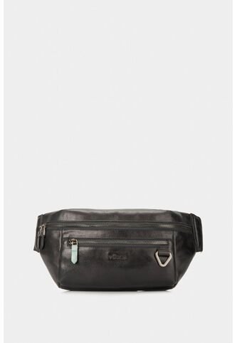 Riñonera Tivoli De Cuero Para Hombre Reata En Nylon Negro Riñonera Tivoli De Cuero Para Hombre Reata En Nylon Negro VÉLEZ Vélez