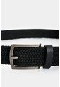 Cinturón Trenzado De Cuero Para Hombre Tyvi 2.0 Cinturón Trenzado De Cuero Para Hombre Tyvi 2.0 Negro 40 VÉLEZ de Vélez