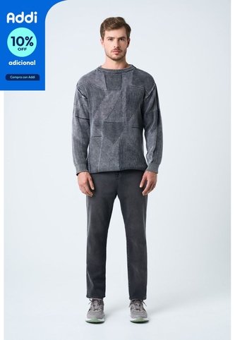 Jean Confort Alcor Para Hombre Semi Fitted Jean Confort Alcor Para Hombre Semi Fitted Gris 36 VÉLEZ Vélez