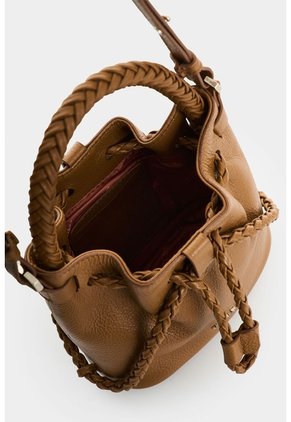 Bandolera Bruma En Cuero Para Mujer Bandolera Bruma En Cuero Para Mujer Miel VÉLEZ