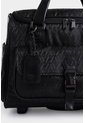 Maleta De Viaje Bloom 2 En Jacquard Para Mujer Sistema Trolley Maleta De Viaje Bloom 2 En Jacquard Para Mujer Sistema Trolley Negro VÉLEZ de Vélez
