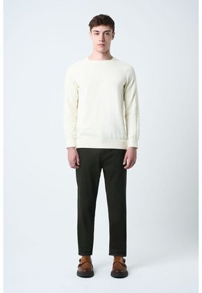 Jean Ler De Algodón Y Cuero Para Hombre Acabado Vintage Jean Ler De Algodón Y Cuero Para Hombre Acabado Vintage Verde Oliva 34 VÉLEZ