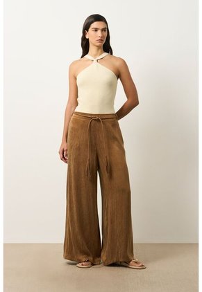 Pantalón Atacama Palazzo Para Mujer Pantalón Atacama Palazzo Para Mujer Miel 12 VÉLEZ