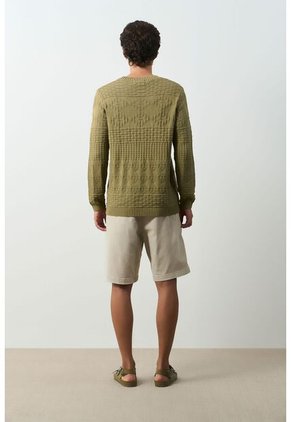 Sweater Tejido Ayar Para Hombre Regular Fit Sweater Tejido Ayar Para Hombre Regular Fit Verde S VÉLEZ