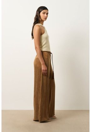 Pantalón Atacama Palazzo Para Mujer Pantalón Atacama Palazzo Para Mujer Miel 12 VÉLEZ