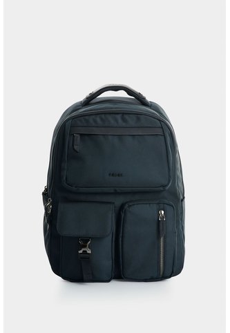 Tula Morral De Lona Y Cuero Para Hombre Nautical Tula Morral De Lona Y Cuero Para Hombre Nautical Azul Oscuro VÉLEZ Vélez