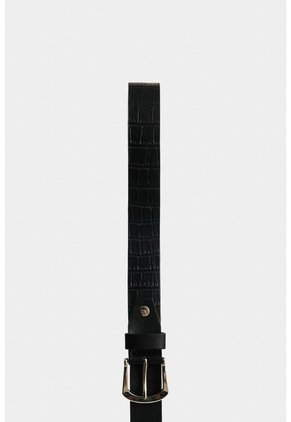Cinturón Unifaz Pradera De Cuero Para Mujer Grabado Cinturón Unifaz Pradera De Cuero Para Mujer Grabado Negro S VÉLEZ