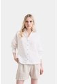 Camisa Manga Larga Peonia Para Mujer Camisa Manga Larga Peonia Para Mujer Blanco XS VÉLEZ de Vélez