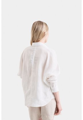 Camisa Manga Larga Peonia Para Mujer Camisa Manga Larga Peonia Para Mujer Blanco XS VÉLEZ
